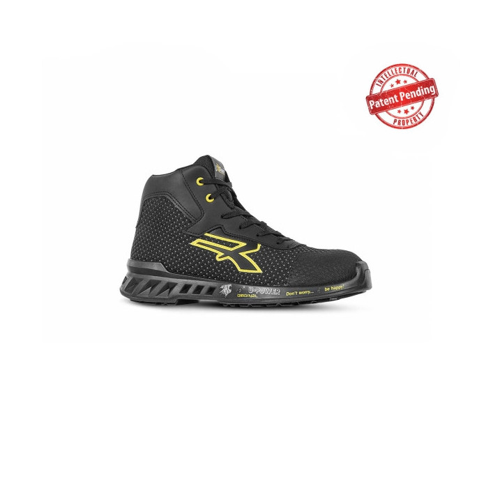 Upower Joe S ESD Calzado de Seguridad Altos - Talla 35 - Proteccion Puntera Anti-Abrasion