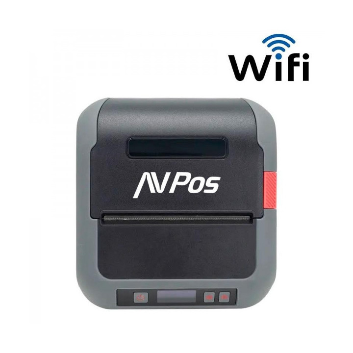 AVPos AVP-MLP900W Impresora Termica Portatil de Etiquetas con Funda - Resolucion 203 DPI - Velocidad 70 mm/s - USB y Wifi - Col