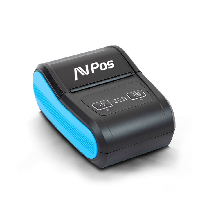 AVPos Impresora Termica Portatil de Tickets MP580R - 58mm - Velocidad 90 mm/s - BT y USB-C - Color Negro