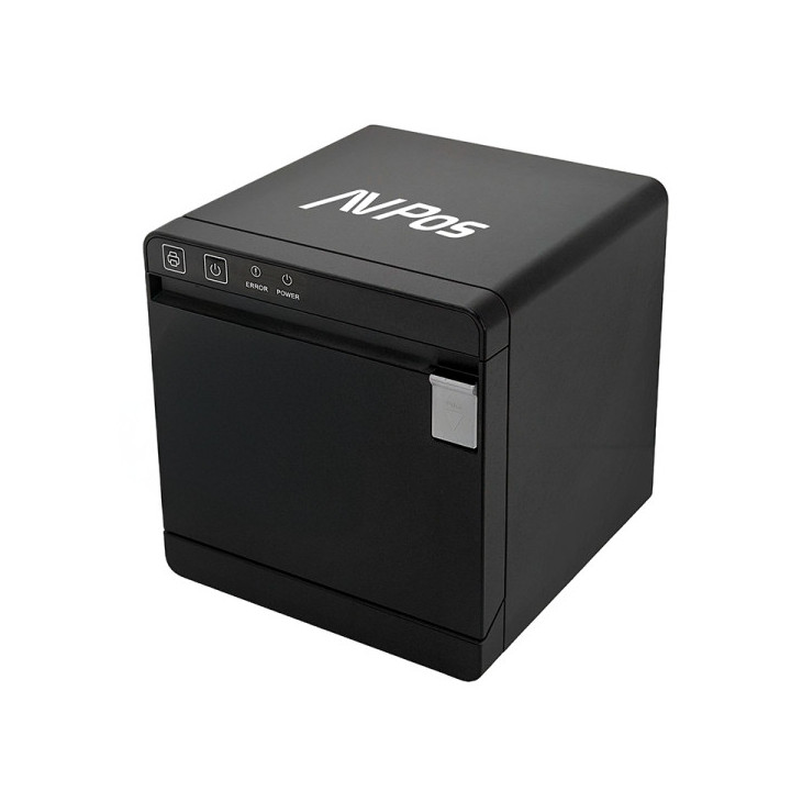 AVPos TC300 Impresora Termica Tickets - Velocidad 300mm/s - Autocorte Parcial - USB y LAN - Color Negro