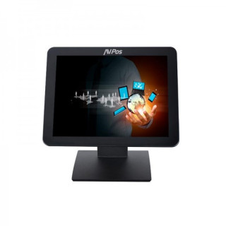 AVPos AVPos-T17 Monitor Tactil de 17 Pulgadas - Pantalla True Flat Capacitiva de 10 Puntos - 1280x1024 - 400CD/M2 - VGA - Color