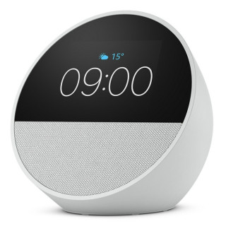 Amazon Echo Spot Altavoz y Despertador Inteligente - Sonido Potente e Intenso - Alexa - Color Blanco