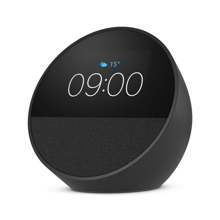 Amazon Echo Spot Altavoz y Despertador Inteligente - Sonido Potente e Intenso - Alexa - Color Gris