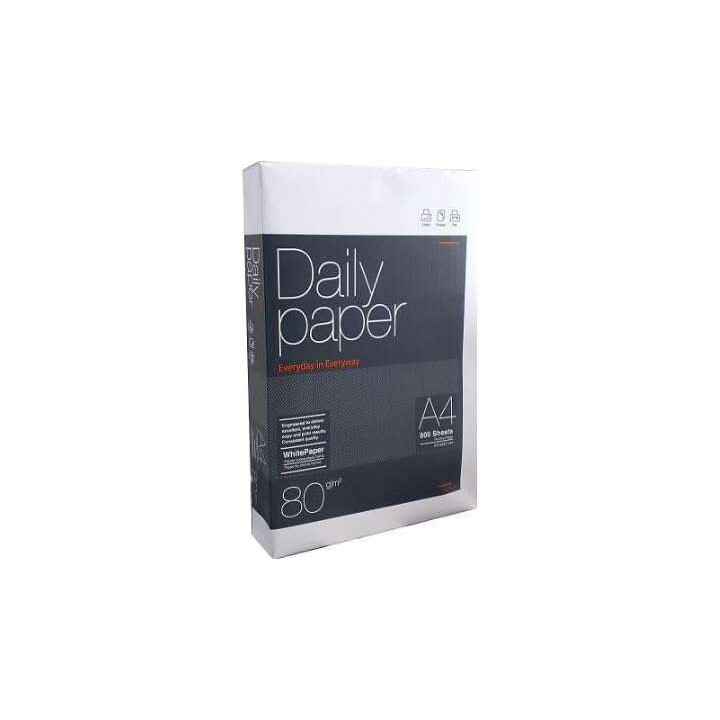 Daily Paper Papel A4 80gr. 210x297mm (500 Hojas) Blanco