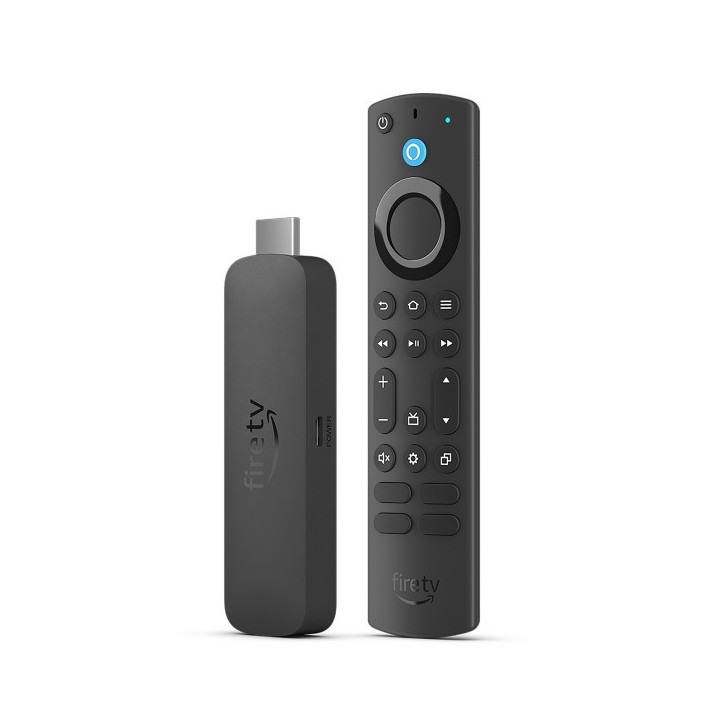Amazon Fire TV Stick 4K MAX Wi-Fi 6E Bluetooth 5.2 - 4K - Wi-Fi 6E - Dolby Vision-Atmos y HDR10+ - 16GB de Capacidad - Conector