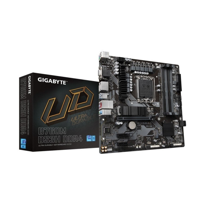 Gigabyte B760M DS3H Placa Base Intel LGA1700 4x DDR4 - M.2