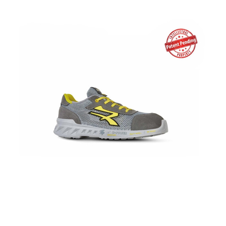 Upower Tony S ESD Calzado de Seguridad Transpirables y Ultraligeros - Talla 35 - Parte Superior Airnet