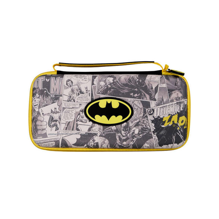 FR-TEC Bolsa Premium Batman con Caja de Juegos - Compatible con Todos los Modelos de Switch - Proteccion y Transporte de Alta C