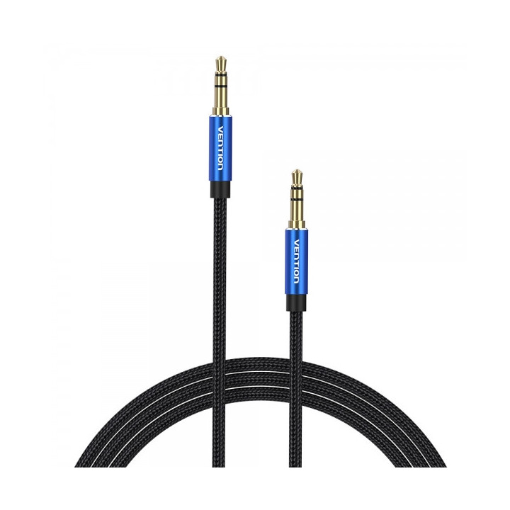 Vention Cable Estereo Jack 3.5 Macho a Jack 3.5 Macho - 1m - Color Azul