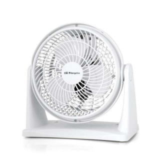 Orbegozo BF 0128 Ventilador Box Fan - Refresca tu Espacio con Comodidad y Versatilidad - 2 en 1 de Mesa y Pared - Aspas de 23cm