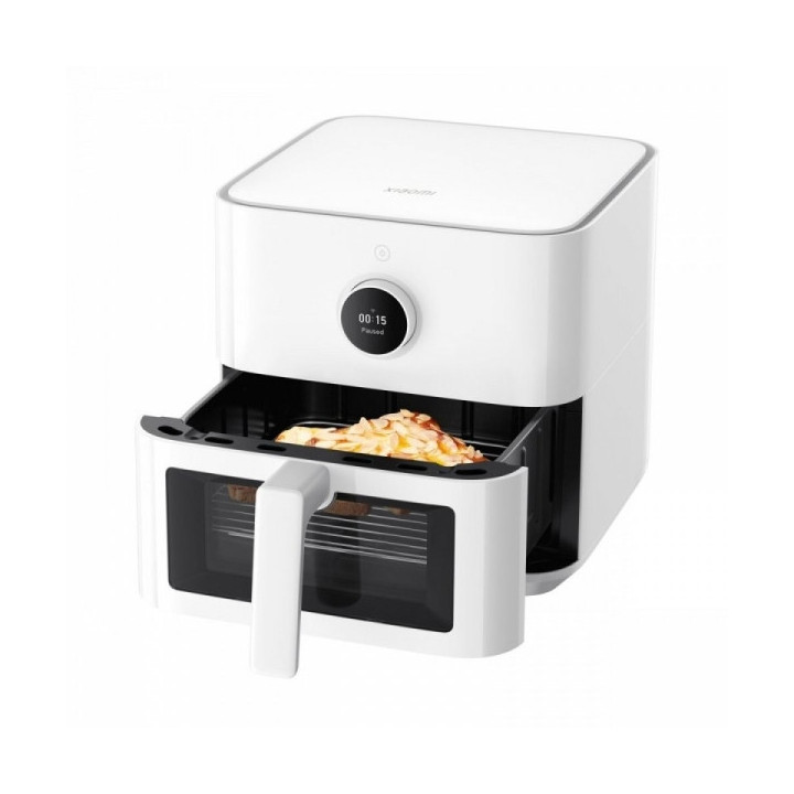 Xiaomi Smart Air Fryer Freidora sin Aceite 5.5L 1600W - Ajuste de Temperatura - 12 Recetas Incorporadas - Control por Voz - Col