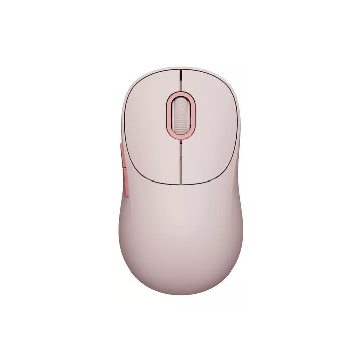 Xiaomi Wireless Mouse 3 Raton Inalambrico con Adaptador de 2.4GHz y Bluetooth 1200dpi - 5 Botones - Uso Diestro - Color Rosa