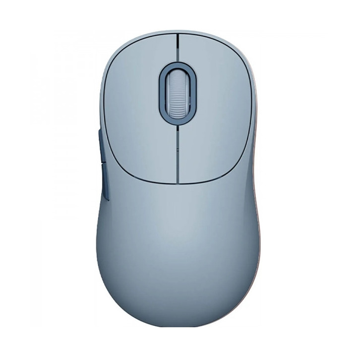 Xiaomi Wireless Mouse 3 Raton Inalambrico con Adaptador de 2.4GHz y Bluetooth 1200dpi - 5 Botones - Uso Diestro - Color Azul