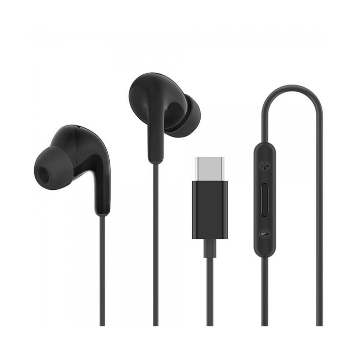 Xiaomi Mi Dual Driver Earphones Auriculares USB-C - Microfono Integrado - Resistencia IPX4 - Control en Cable - Color Negro