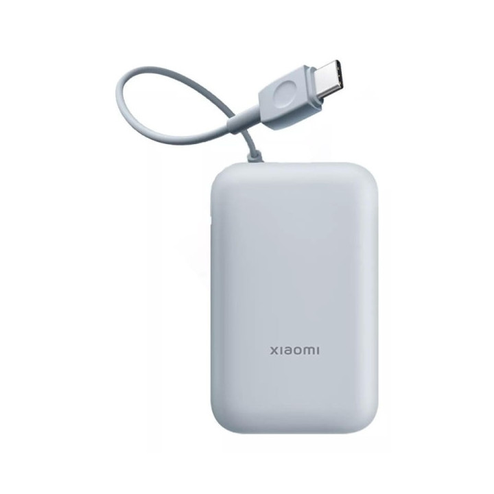 Xiaomi Bateria Externa/Power Bank 10000 mAh con - Carga Rapida 22.5W - Cable de Carga Integrado - Puertos 1x USB-A