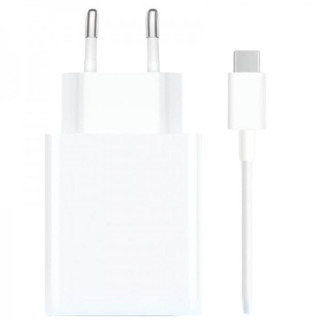 Xiaomi 67W HyperCharge Combo Cargador de Pared para Smartphone USB-A 67W + Cable - Identificacion Inteligente de Dispositivos -