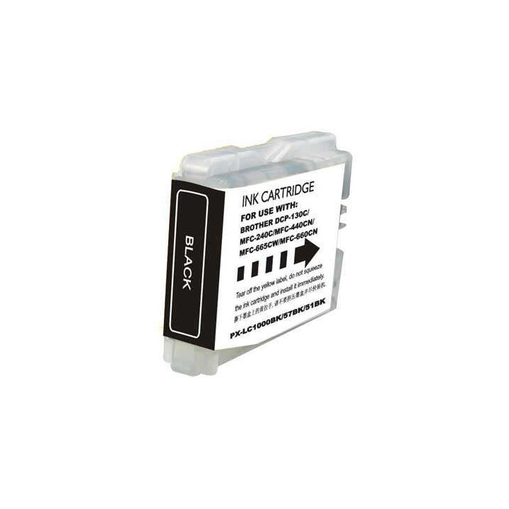 Brother LC1000XL/LC970XL Negro Cartucho de Tinta Generico - Reemplaza LC1000BK/LC970BK
