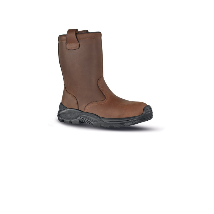 Upower Nordic Plus L Calzado de Seguridad - Talla 38 - Empeine Piel Pull-Up Engrasado Hidrofugo