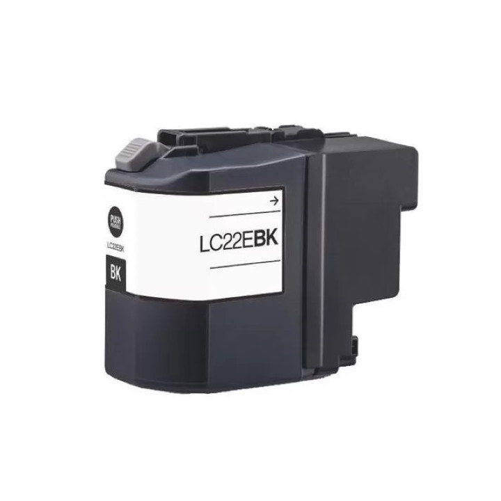Brother LC22E Negro Cartucho de Tinta Generico - Reemplaza LC22EBK