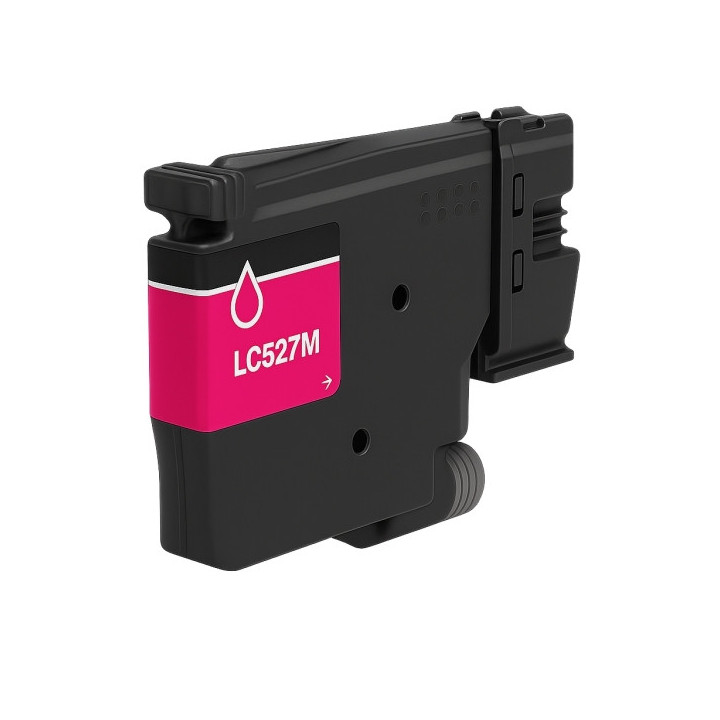 Brother LC527 Magenta Cartucho de Tinta Pigmentada Generico - Reemplaza LC527M
