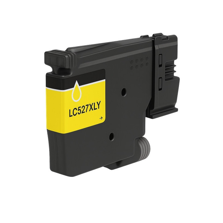 Brother LC527XL Amarillo Cartucho de Tinta Pigmentada Generico - Reemplaza LC527XLY/LC527Y