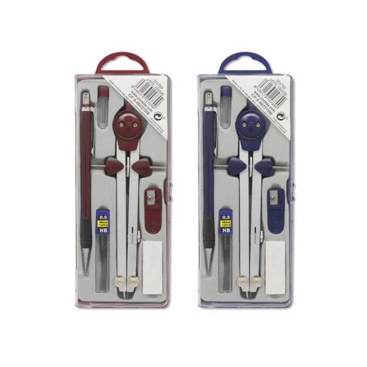 Bismark Compas Micrometrico con Portaminas - Incluye Portaminas de 0