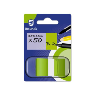 Bismark Dispensador con 50 Marcadores Reposicionables 44 x 25mm - Para Marcar