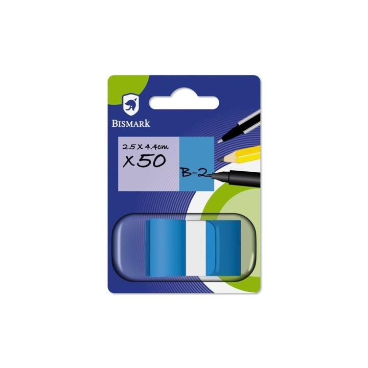 Bismark Dispensador con 50 Marcadores Reposicionables 44 x 25mm - Para Marcar