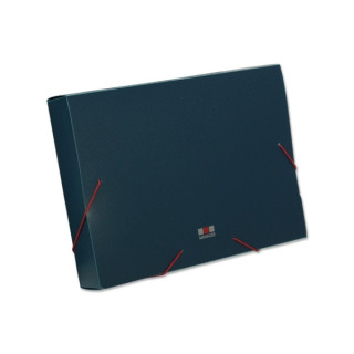 Manager Carpeta para Proyectos - Lomo de 30mm - Fabricada en Polipropileno - Cierre con Gomas - Color Azul Oscuro