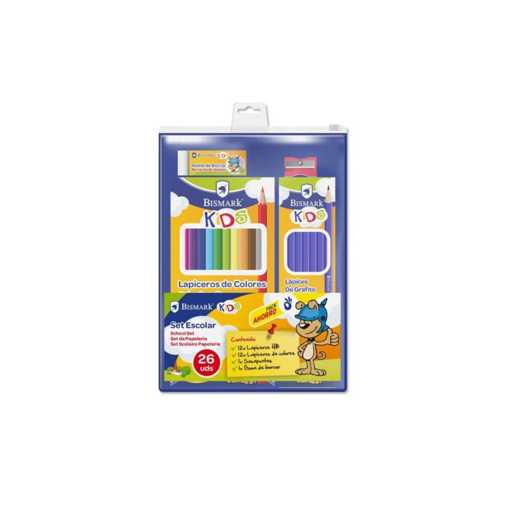 Bismark Pack Escolar con 12 Lapices HB