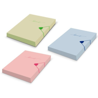 Bismark Carpeta para Proyectos A4 - Medidas 310x230x40mm - Fabricada en Polipropileno - Cierre con Goma - Colores Pastel Surtid