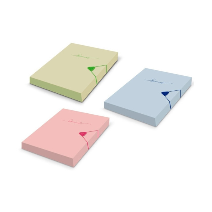 Bismark Carpeta para Proyectos A4 - Medidas 310x230x40mm - Fabricada en Polipropileno - Cierre con Goma - Colores Pastel Surtid