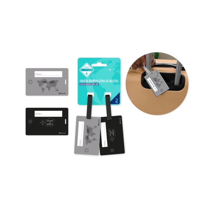 Bismark Pack con 2 Tarjetas Identificativas - 2 Diseños Diferentes