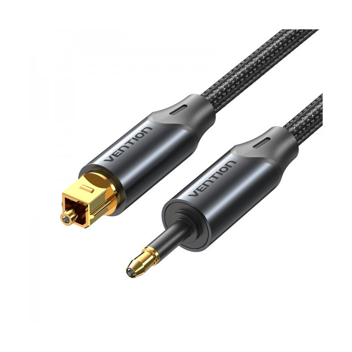 Vention Cable de Audio de Fibra Optica - 1.5m - Color Negro