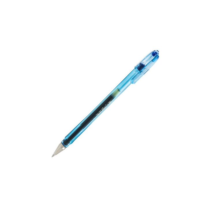 Pilot Boligrafo de Gel G1 - Recargable - Punta de Bola 0.7mm - Trazo 0.32mm - Cuerpo Transparente - Color Azul