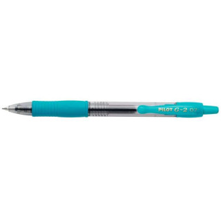 Pilot Boligrafo de Gel G2 Rollerball Retractil - Recargable - Punta de Bola Redonda 0.7mm - Trazo 0.32mm - Grip Ergonomico - Co