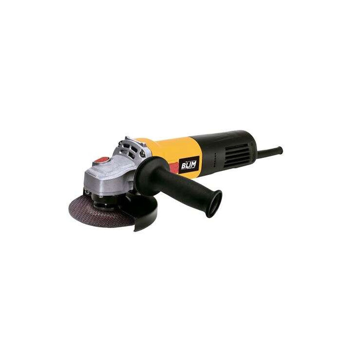 Blim Radial 115mm - Potencia 900W - Diseño Ergonomico - Empuñadura Multiposicion - Proteccion Antichispas - Boton de Bloqueo