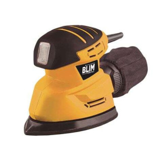 Blim Lijadora Orbital Tipo Mouse 130W - Velocidad Variable 0-15000rpm - Sistema Extraccion Polvo - Incluye Maletin con Accesori