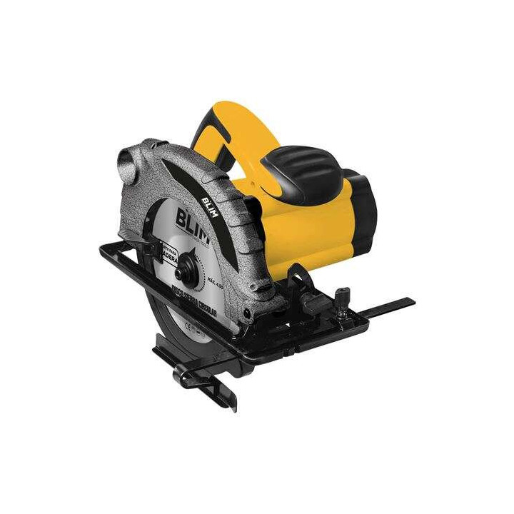 Blim Sierra Circular 185mm - Potencia 1300W - Velocidad 4500rpm - Empuñadura Ergonomica - Salida Extraccion de Polvo - Color A