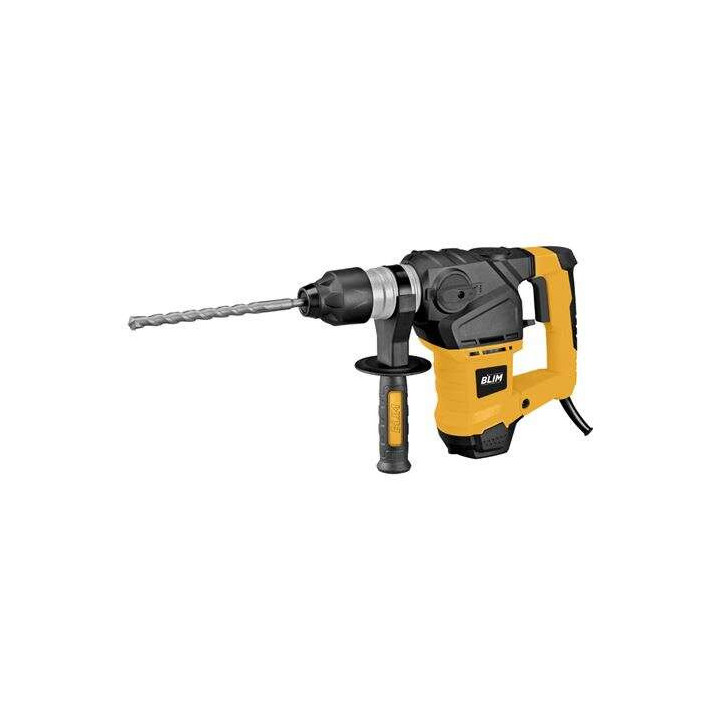 Blim Martillo SDS-Plus 1500W 820rpm - Potencia de Impacto 5.5J - 4.200 Impactos por Minuto - Incluye Brocas y Cinceles