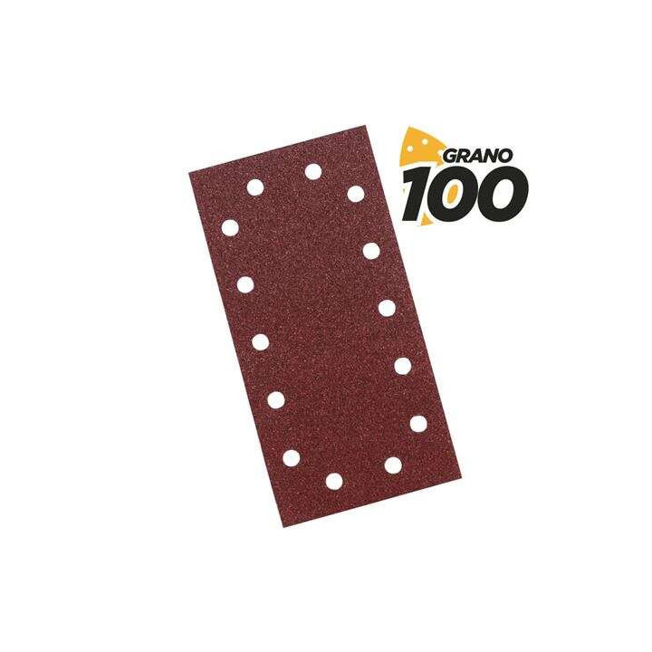 Blim Pack de 10 Lijas para Lijadora BL0123 - Grano 100 - Formato Rectangular