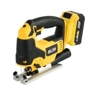 Blim Sierra de Calar a Bateria 20V 4.0AH -  Velocidad sin Carga 0-2400rpm - Base de Aluminio - Empuñadura Ergonomica - Laser/L