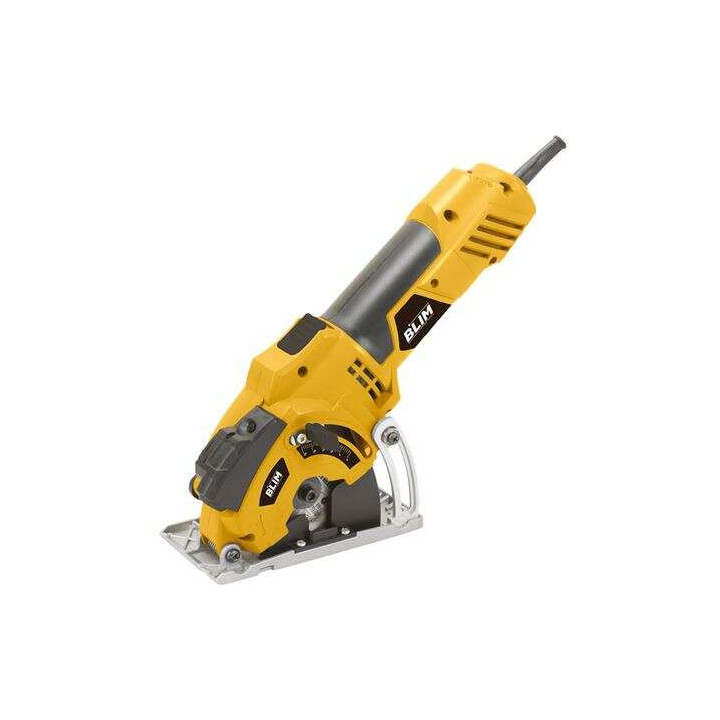 Blim Mini Sierra Circular 85mm - Potencia 500W - Velocidad 7000rpm - Capacidad de Corte 0-25mm - Incluye 3 Discos de Corte