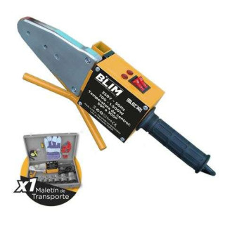 Blim Maquina de Soldar Tuberia PPR 700-1500W - Temperatura de Control 50º a 300º - Incluye Maletin de Transporte con Accesori