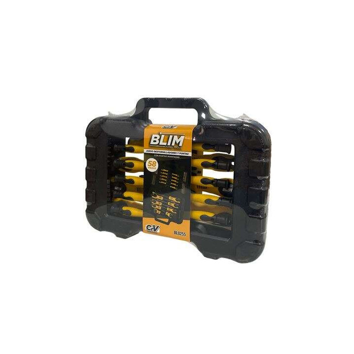 Blim Juego 58 Piezas Destornilladores y Puntas