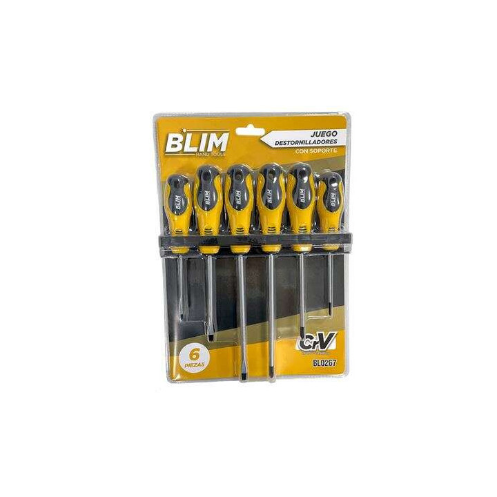 Blim Juego 6 Piezas Destornilladores con Soporte