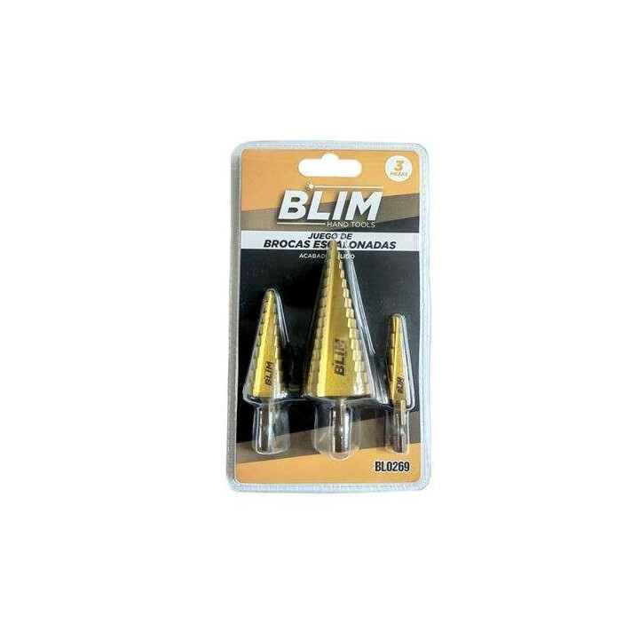 Blim Juego 3 pcs Brocas Escalonadas