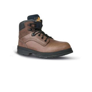 Upower Tribal S Calzado de Seguridad Botines - Talla 38 - Empeine Piel Pull-Up Hidrofugo