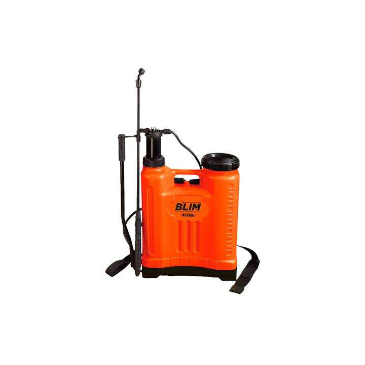Blim Sulfatadora de Espalda Manual 16L - Bomba con Presion hasta 4 bar - Boquilla Regulable - Diseño Tipo Mochila