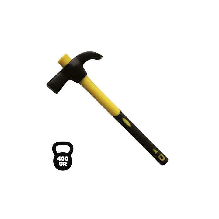 Blim Martillo de Encofrado - Mango Ergonomico de Fibra de Vidrio - Peso 400 Gramos